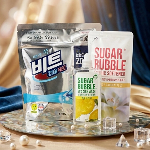 비트 캡슐세제 28입 + 슈가버블 주방세제 + 섬유유연제