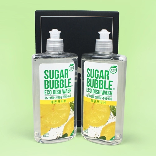 슈가버블 레몬크러쉬 주방세제 280ml 2개 + 종이케이스