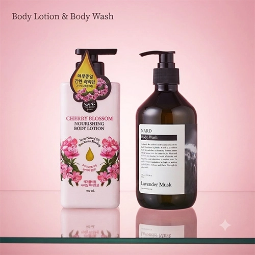 LG생활건강 바디로션 400ml + Nard 나드 바디워시 500ml