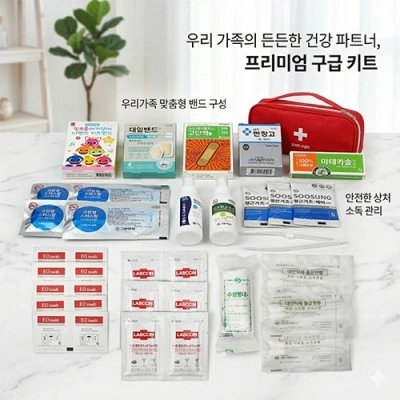대일밴드 습윤밴드 마데카솔연고 구급파우치