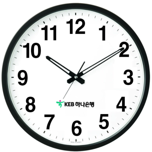 370A- 검정- 무소음 벽시계