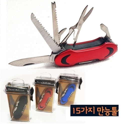트레블 멀티툴, 맥가이버칼, 다용도칼, 15가지기능