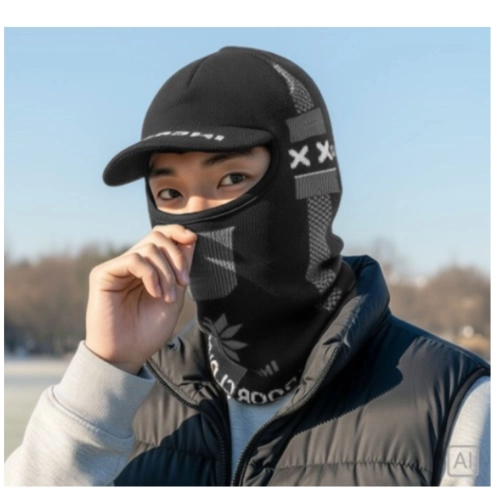 워머 챙워머 고급형 모자형 챙 바라클라바