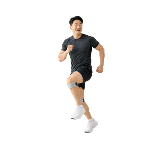 무릎보호대 슬개골밴드 실리콘 스포츠밴드 2p1세트