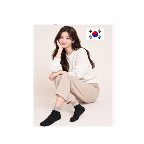 여성양말 오가닉 고급양말 1족 브랜드양말