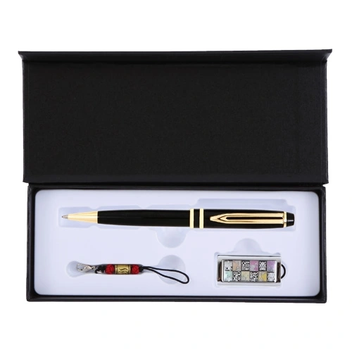 워터펜 블랙+신문자도 자개 USB 2종 세트