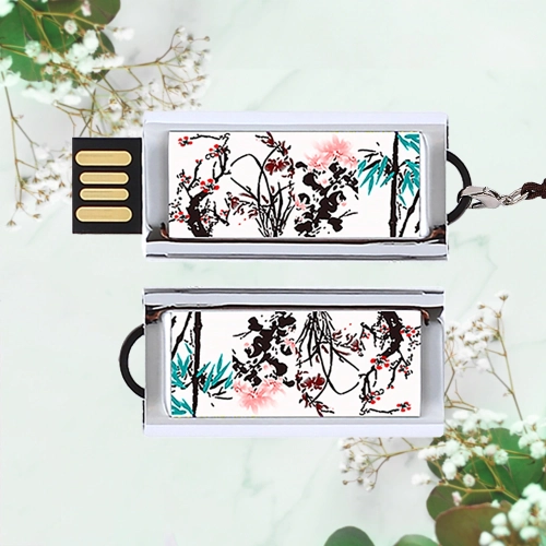사군자 자개 USB