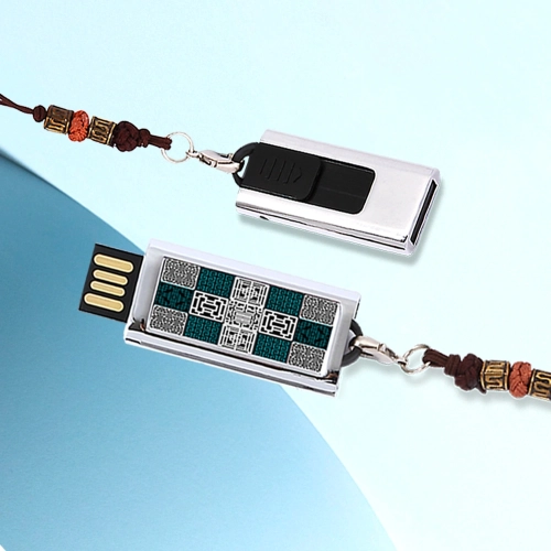 창살문 그린 자개 USB