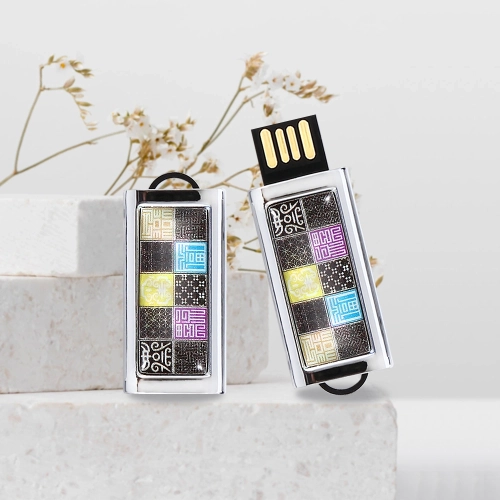 뉴수복문자도 자개 USB