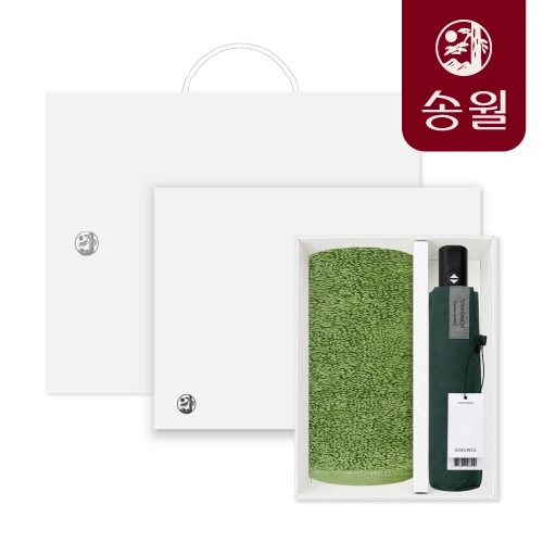송월 컬러풀 X 3단 베이직 수동 우산