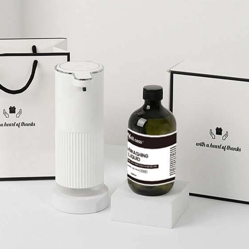 웰세스 WG-101G 젤 주방세제 자동 디스펜서 1개 + 리필 1개 (500ml) 세트