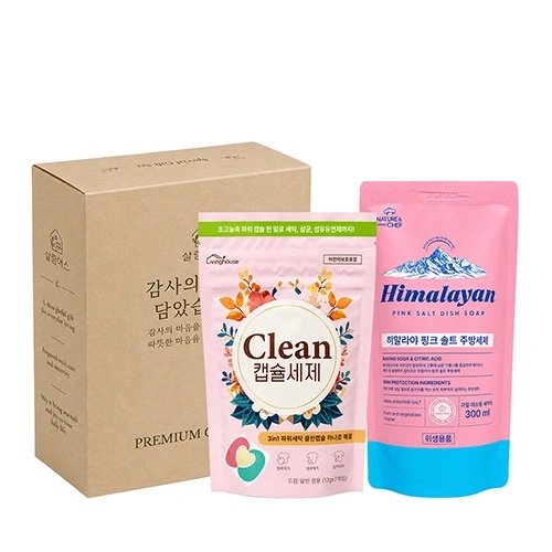 [살림어스] 주방세제(300ml)+클린캡슐세제7입