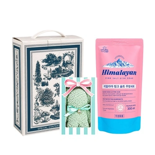 [살림어스] 주방세제(300ml)+곰돌이인형행주