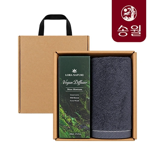 송월솔리드뱀부무지200g X 로라네이처비건 디퓨져 세트