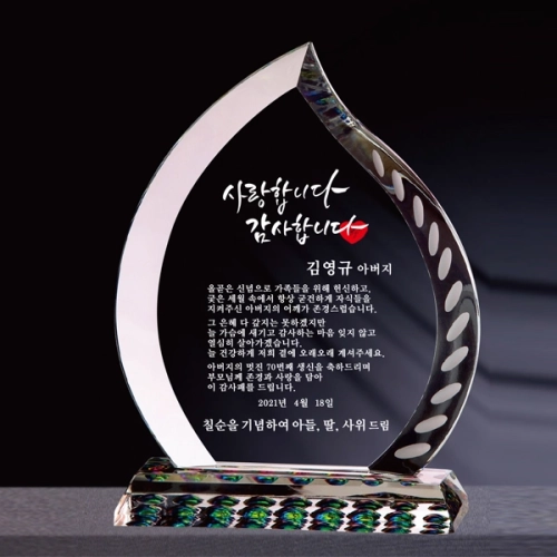 크리스탈 상패 SD13) 209-1