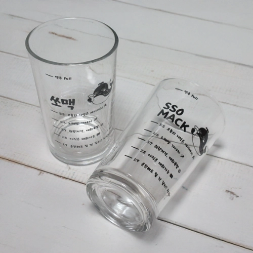고래의황금비율 소맥잔 8oz (전사인쇄)