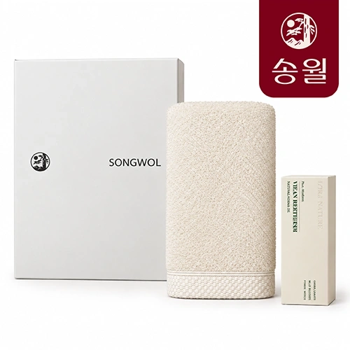 송월코마40수160g X 로라네이처비건핸드크림 30ml 세트