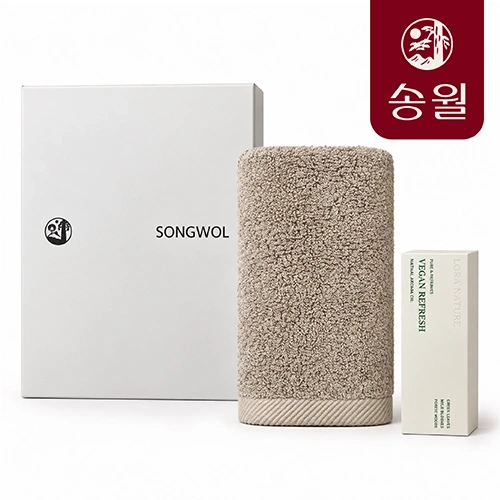 송월 뉴컬러무지 X 로라네이처비건핸드크림 30ml 세트