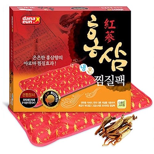 홍삼 냉온 찜질팩 다용도 사각 [국산]