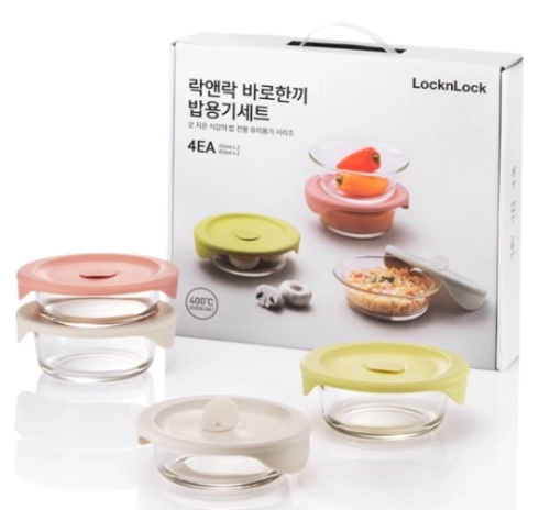락앤락 바로한끼 글라스 4P세트