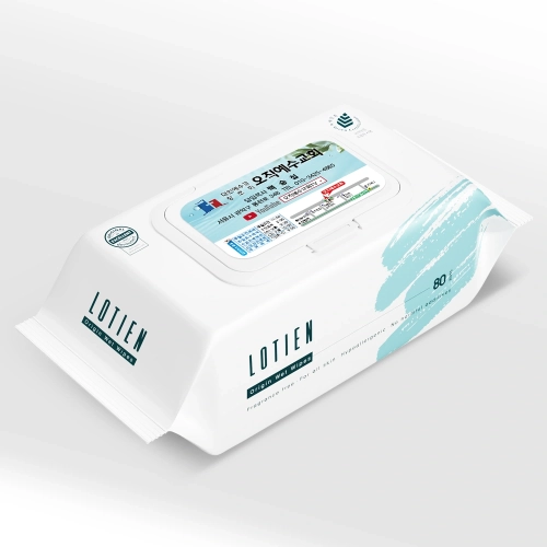 로티엔 오리진 민트 45g 엠보싱 물티슈 (80매) 전도용