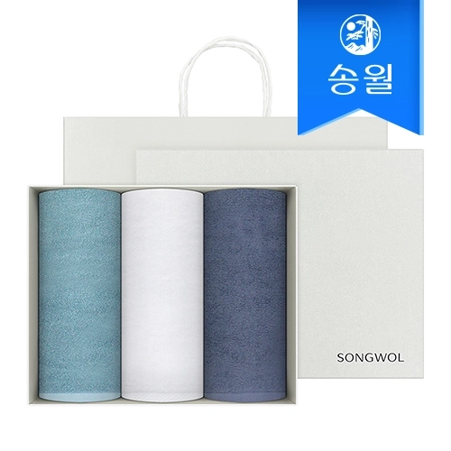 [송월타올] 2026 병오년 붉은말 자수타올 2매 선물세트+쇼핑백